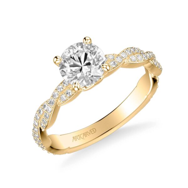 Madeleine ArtCarved Diamond Engagement Ring 31-V575E
