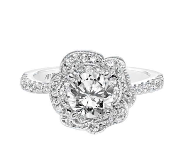 Sabrina ArtCarved Diamond Engagement Ring 31-V599E