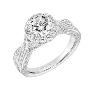 Lucinda ArtCarved Engagement Ring 31-V765E