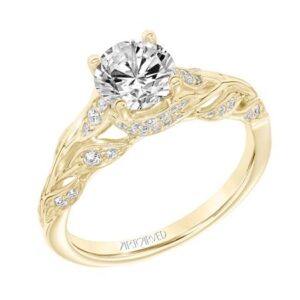 Camellia ArtCarved Engagement Ring 31-V844E