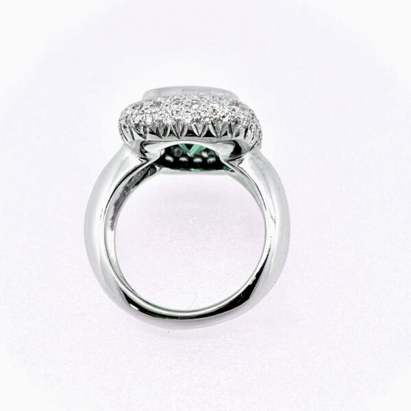Peridot Diamond Ring CR02819