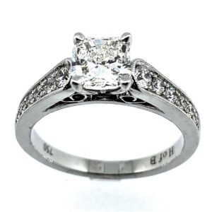 Radiant Cut Diamond Engagement Ring