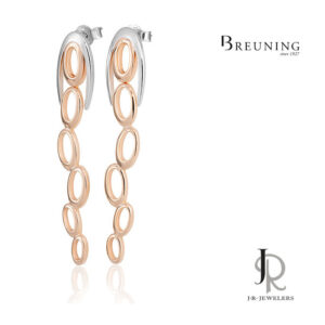 Breuning Silver/Rose Earrings 14/02667